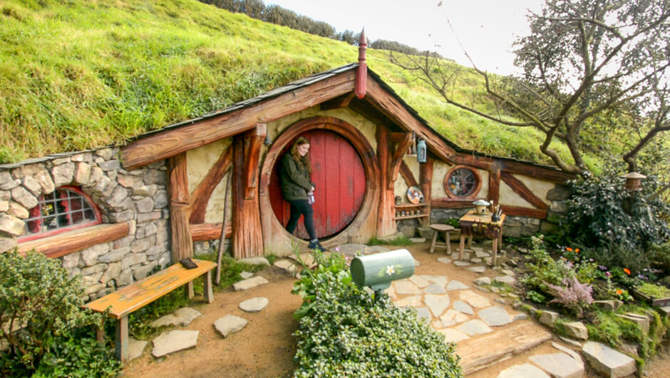 Get your picture taken in a Hobbit hole