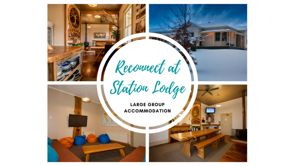 The Grand Station Masters villa offers large group accommodation in the heart of the Ruapehu.
