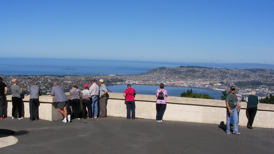 Passengers at lookout point