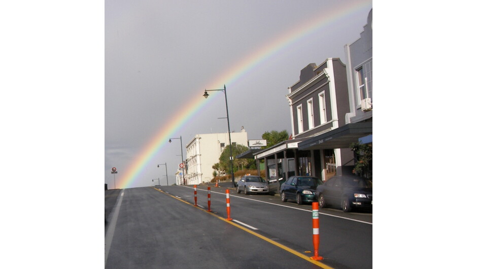 Rainbow over Port Chalmers
