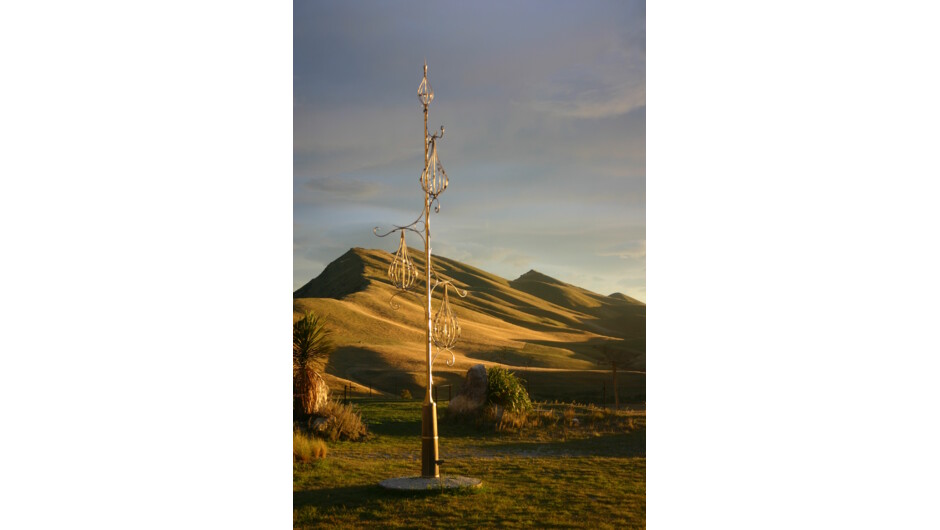 Iron Ridge Quarry Sculpture Park. 'Chef's Delight' by Raymond Herber.