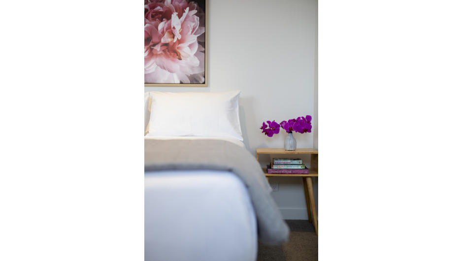 A comfortable night sleep will be had in the newest of the Bellagio bed range, with premium linen - you will find a lavender diffuser beside your bed spilling relaxing fragrance through the air on arrival.