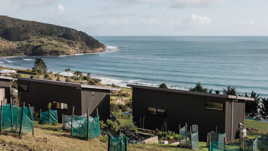 The Huts overlooking Shipwreck Bay