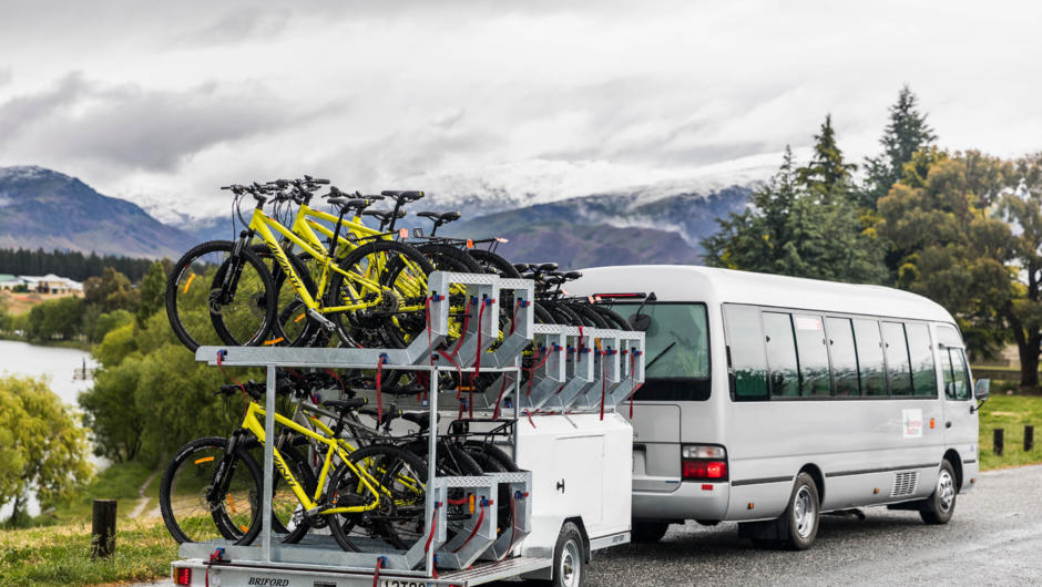 Our fleet of late model vehicles and bikes makes for a super comfortable trip.