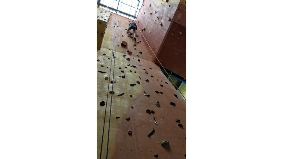 Challenging overhangs, and all difficulties.