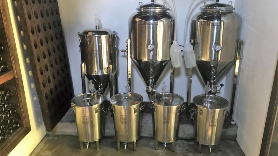 Cider fermentation tanks