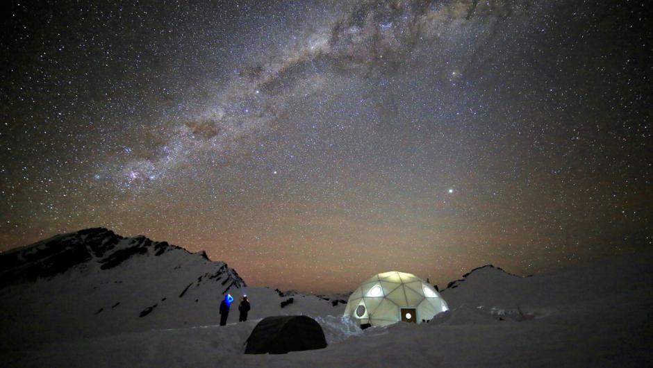 Stargazing from the Geo Domes Camp