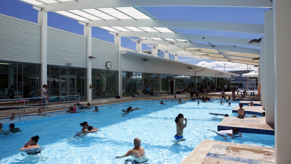 AC Baths Taupo leisure pool.