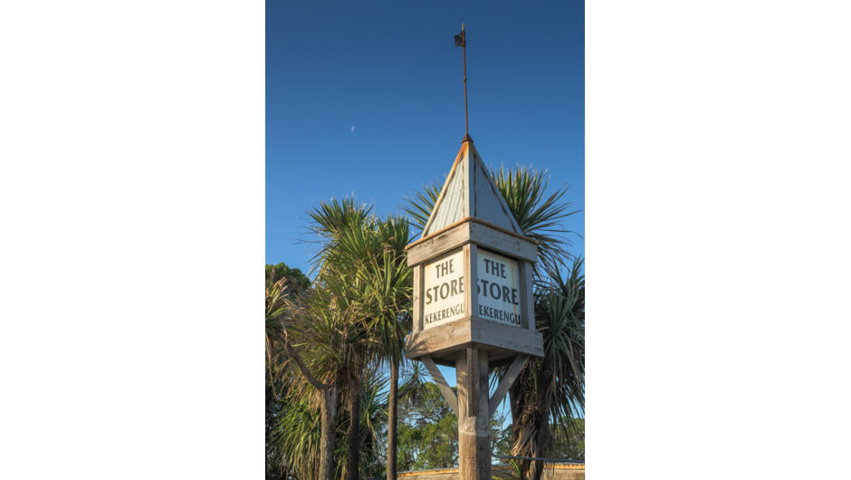 Look out for The Store turret on State highway 1, halfway between Blenheim and Kaikoura.