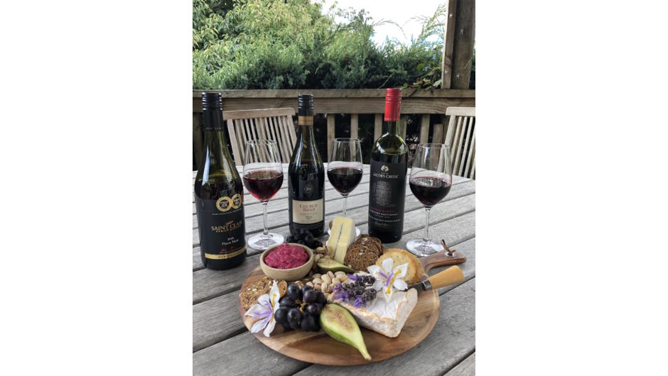 New Zealand wine and cheese with views!