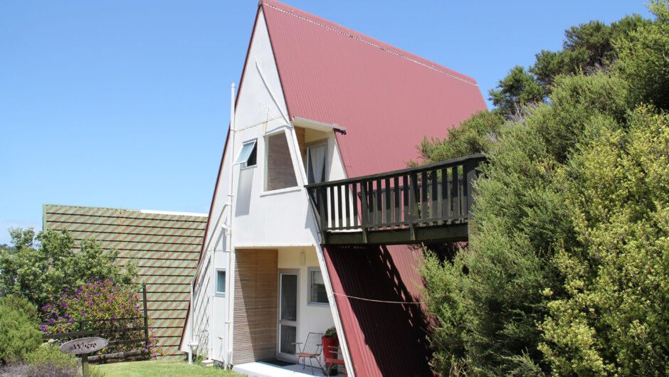 Our large chalet  is split into two self contained separate apartments for couples.