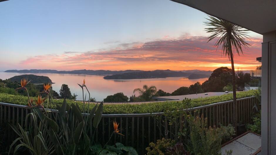 Sea view from each guestroom's private terrace