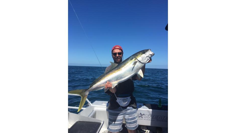 Large kingfish caught at Channel Island.