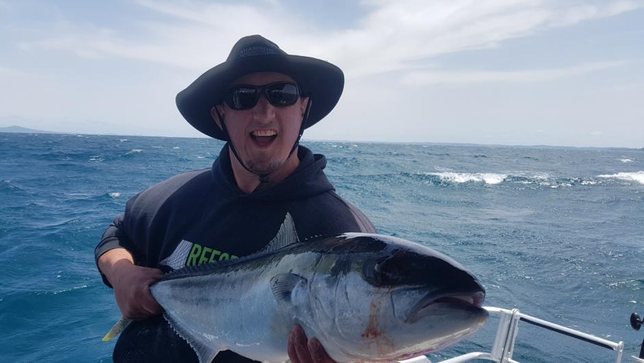 Another great kingfish caught on Hooked Up.