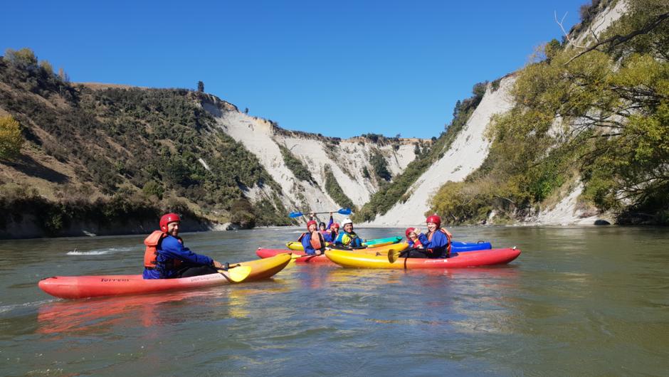 Kayaking is a great option to add a bit more adventure in your family holiday.