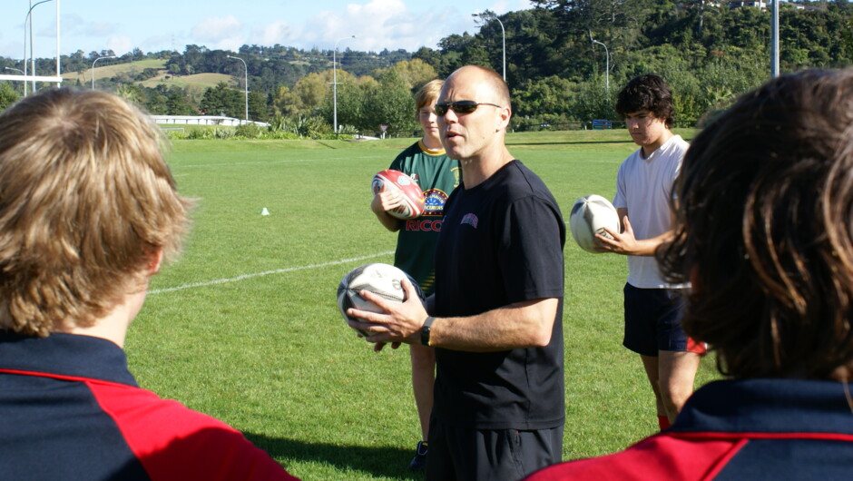 Elite Training with Jeff Wilson All Black on New Zealand Rugby Tour with Tour Time New Zealand