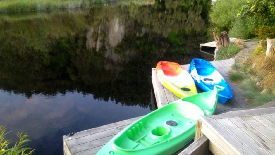 Kayaks for guest use