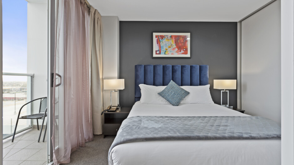 The One Bedroom apartment at Proximity Apartments provides travellers with a home away from home.