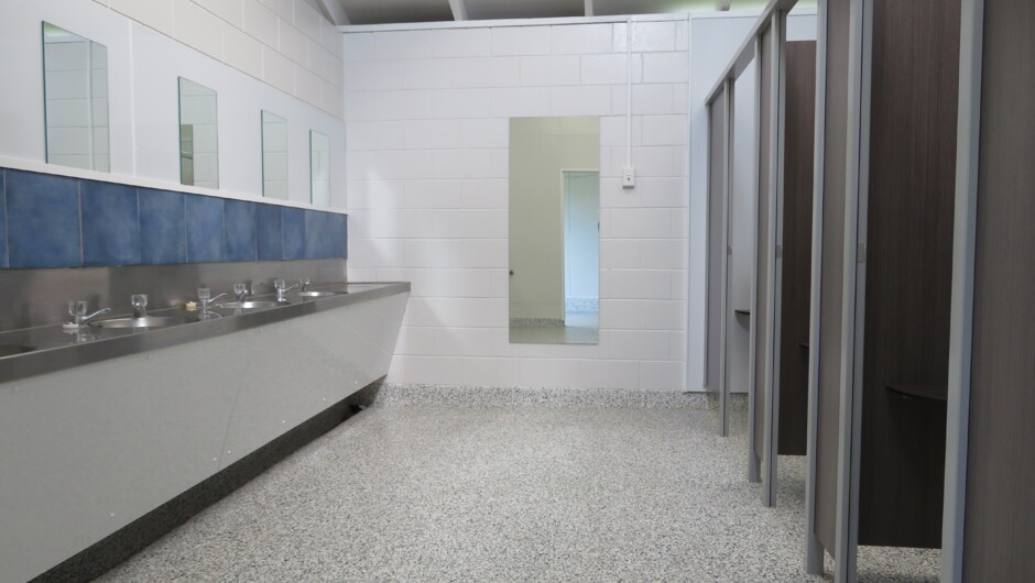 Communal toilets and showers - fully renovated in August 2020.