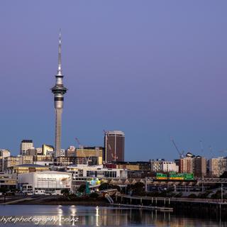 Blue hour - Auckland