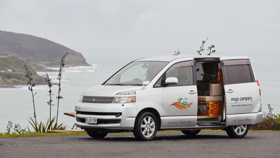 Compact, reliable, lightweight and affordable. Our Toyota Sleepervans guarantee excellent fuel economy and a simple car driving experience through all those windy and narrow New Zealand roads.