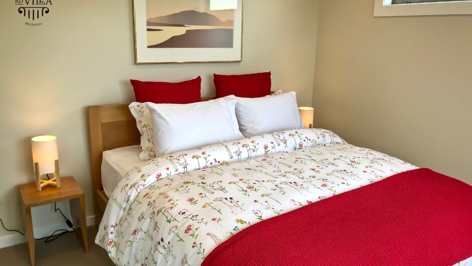 We have invested in top quality beds with duvets and pillows made of goose down and feather. The bed linen is 100% cotton and 1000 thread count.