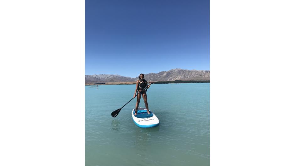 The clear skies of Tekapo are great for promoting your tan