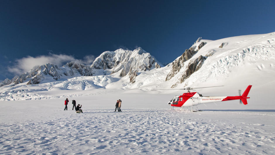 Take the memories home with spectacular photo opportunities when you land on the glacier.