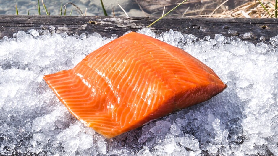 Cold smoked salmon from our Salmon Shop