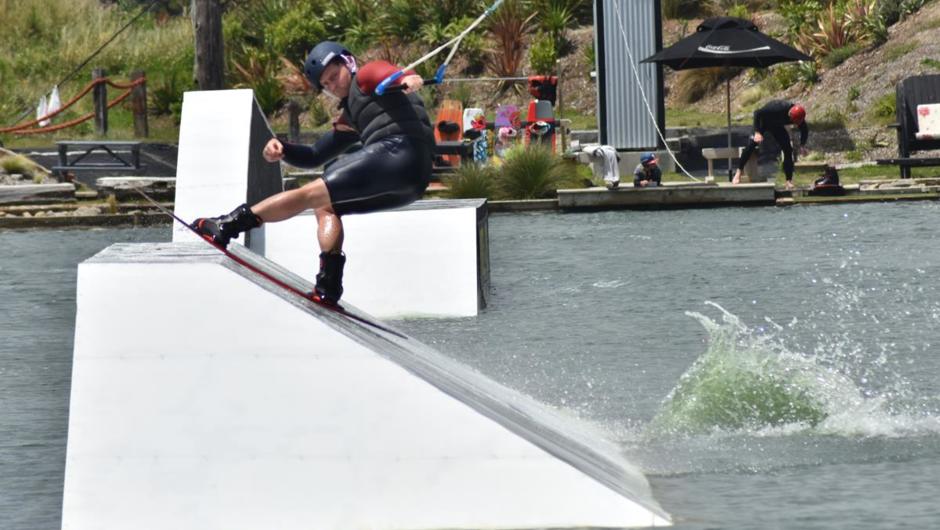 Cable wakeboarding at its best.
