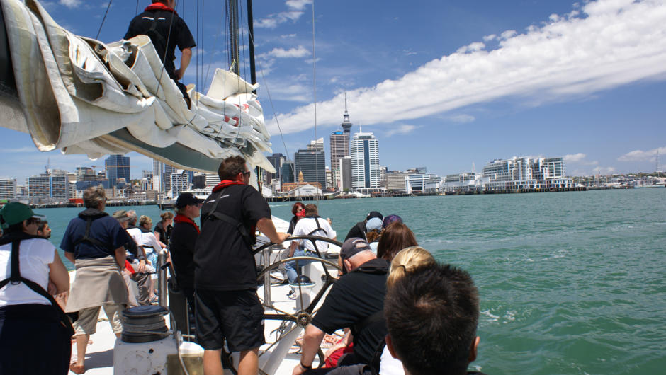 Auckland Harbour - Americas Cup sailing experience