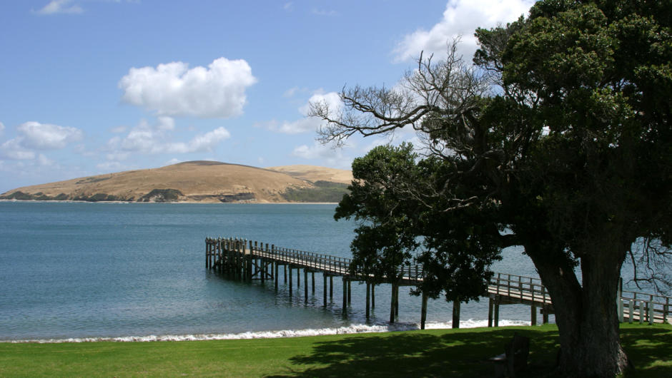 View to the jetty
