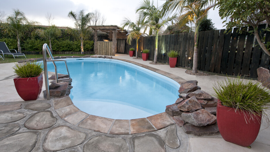 Our Newly Landscaped Pool 2