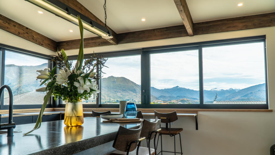 Release Wanaka - Farrant Drive. Enjoy great views in from the large kitchen.