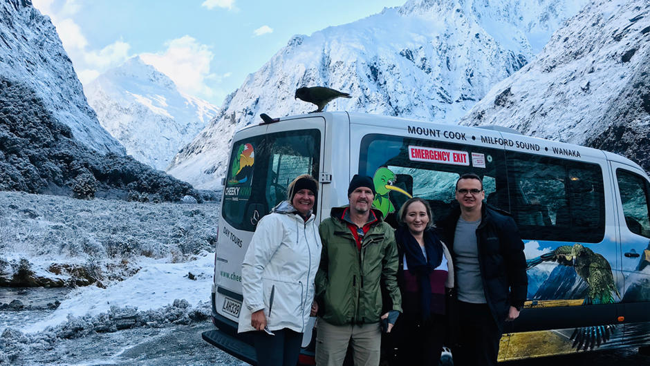On tour in Fiordland National Park