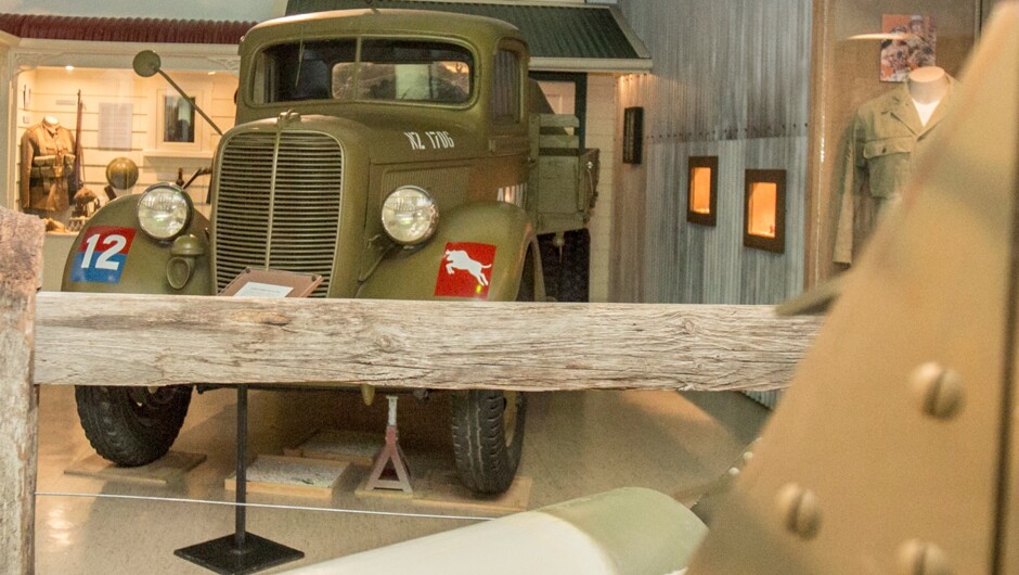 Visitors are able to get a close-up view of our heritage military vehicles.