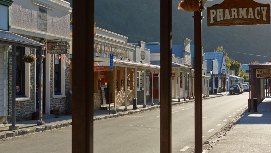 Arrowtown, early morning in summer.