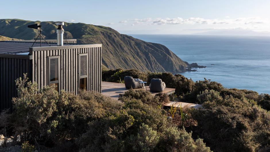 Perched on a clifftop 250m above the Tasman Sea and surrounded by nature at every viewpoint.