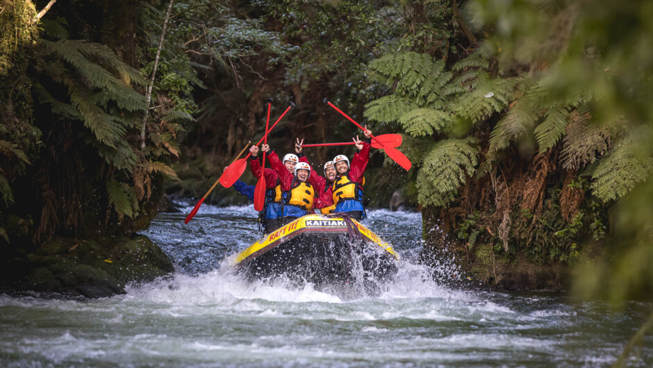 Rafting the Kaituna River with Kaitiaki Adventures