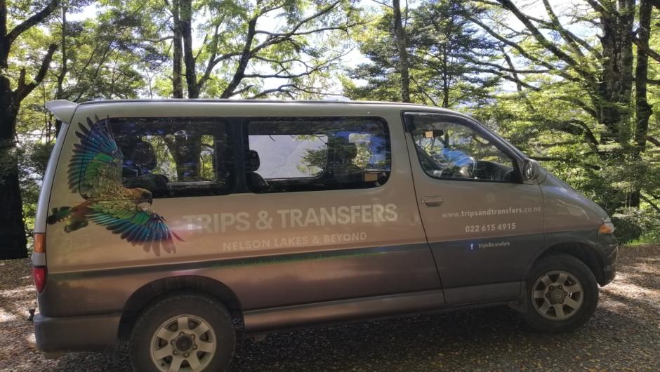 Trips & transfers Shuttle vehicle for small groups and excursions