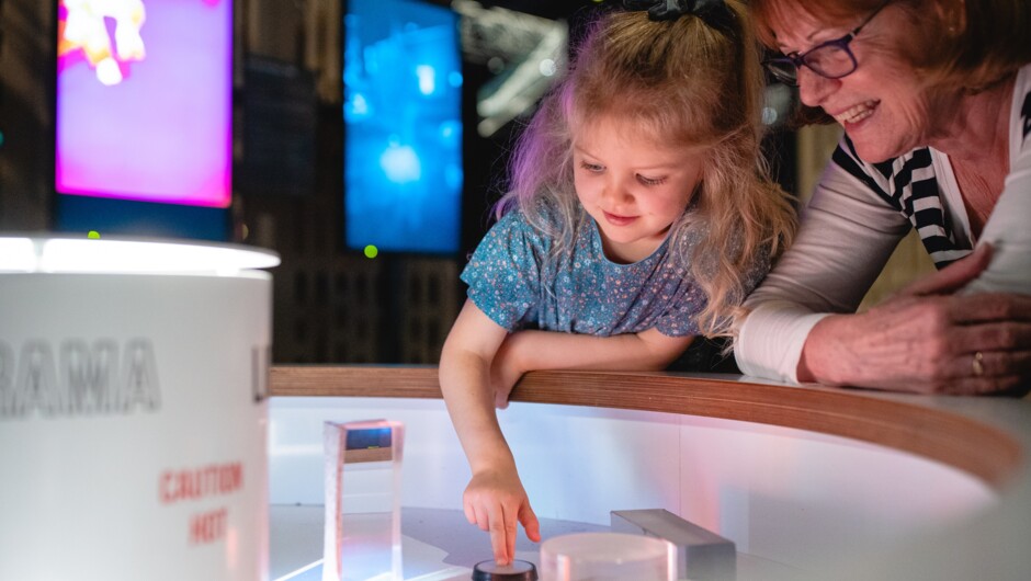 A multitude of hands-on interactives awaken wonder, curiosity, and the reveal the science in everything that surrounds us.