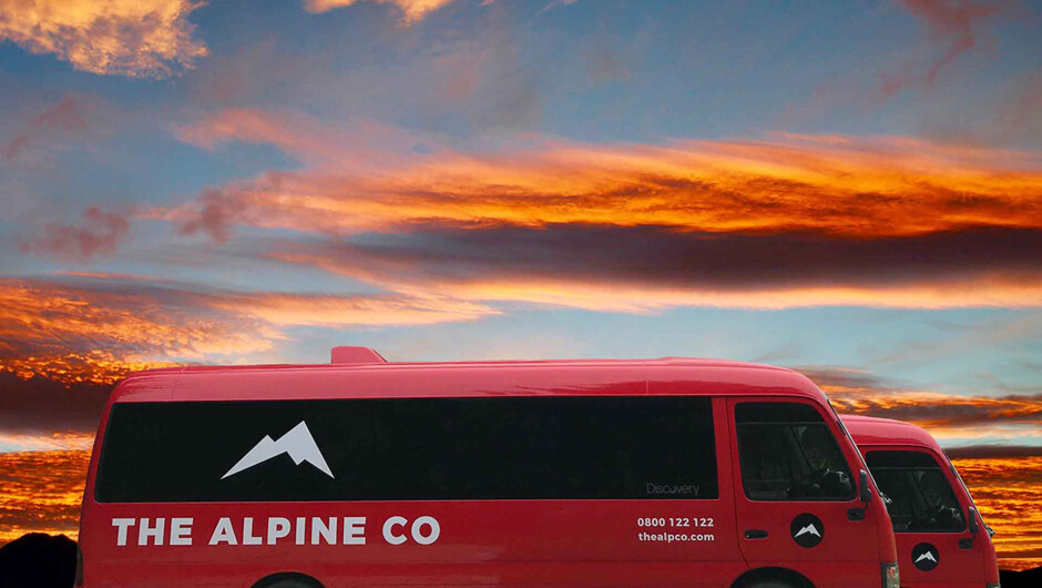 The Alpine Co operates modern, clean and well maintained shuttles.