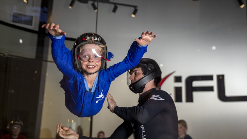 Experience the thrill of indoor skydiving. Queenstown's ultimate family adventure. Safe & fun for anyone ages 5 - 105. #skydivingapprovedbymum