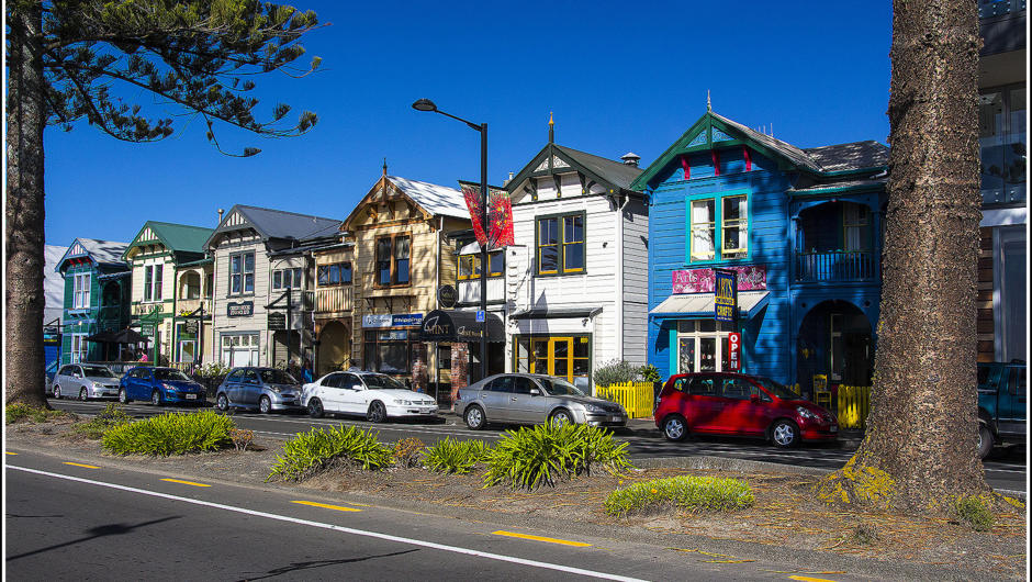 Discover the story behind this set of six, 1890s Victorian houses with Hawkes Bay Scenic Tours.