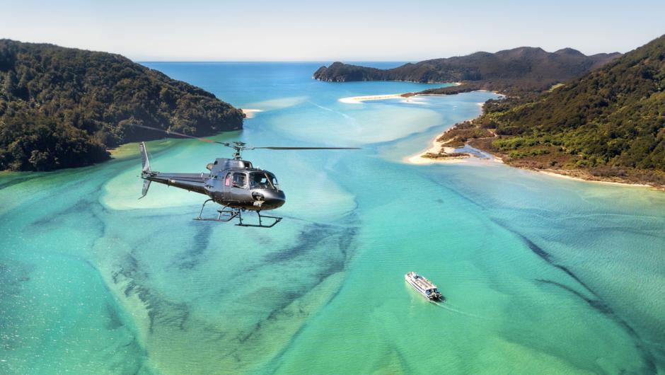 Abel Tasman Scenic Flights with Helicopters Nelson