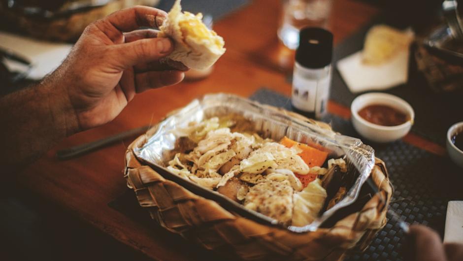 You will make and enjoy your very own hāngī lunch using locally grown produce.