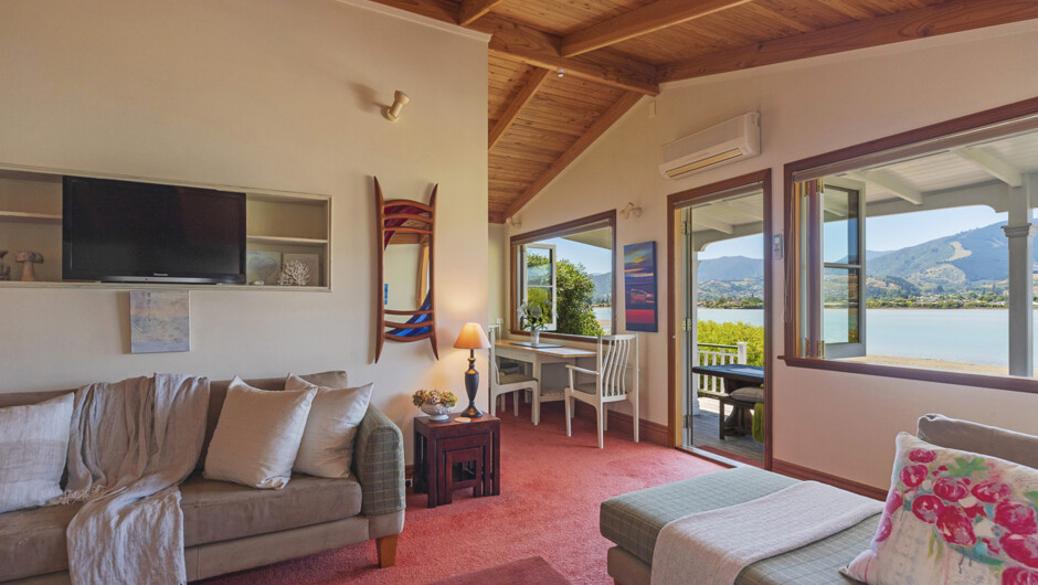 Living and Dining area with awesome sea views