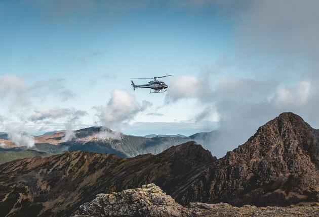 Go where the roads can't take you. Be taken to extraordinary places that only a helicopter can get you to.  Our team of local pilots are experts in finding the best hiking, biking, dining, fishing and hunting spots in the Top of the South Island.