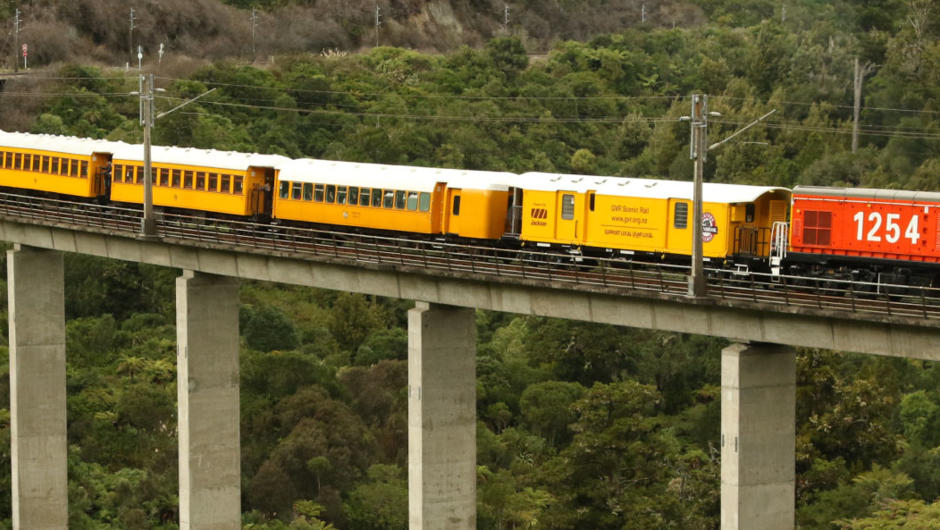 Selected Highlights Include Travel over the North Island Main Trunk line on an exclusive heritage train and traversing the world famous Raurimu Spiral.