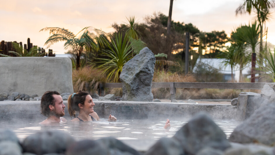 Unwind & Warm Up With Our Unique Geothermal Mud Bath & Spa That Will Leave You Refreshed.